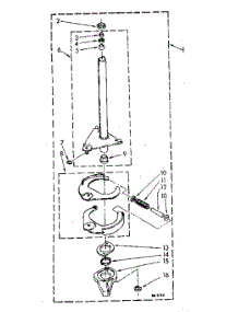 Brake And Drive Tube parts for Whirlpool Washer LA7800XSN1 from AppliancePartsPros.com