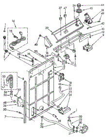 Controls And Rear Panel parts for Whirlpool Washer LA5500XTF1 from AppliancePartsPros.com