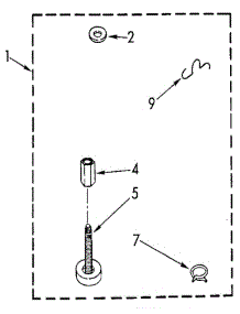 Miscellaneous parts for Whirlpool Washer LA5500XTF1 from AppliancePartsPros.com