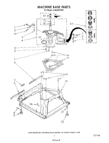 07 - Machine Base parts for Whirlpool Washer LA9800XTM0 from AppliancePartsPros.com