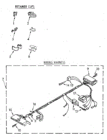 Wiring Harness parts for Whirlpool Washer LA5580XSG3 from AppliancePartsPros.com