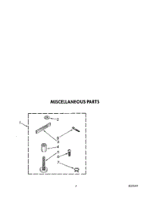 05 - Miscellaneous parts for Whirlpool Washer LA9800XTG1 from AppliancePartsPros.com