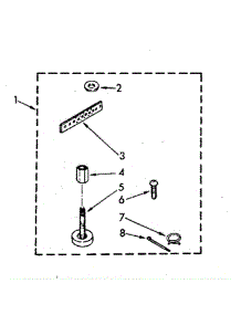 Miscellaneous parts for Whirlpool Washer LA5500XSN0 from AppliancePartsPros.com