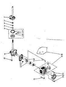Brake, Clutch, Gearcase, Motor And Pump parts for Whirlpool Washer LA5500XSN0 from AppliancePartsPros.com