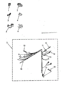 Wiring Harness parts for Whirlpool Washer LA5500XSN0 from AppliancePartsPros.com
