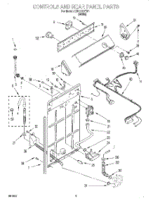 02 - Controls And Rear Panel parts for Whirlpool Washer LBR1121EW1 from AppliancePartsPros.com