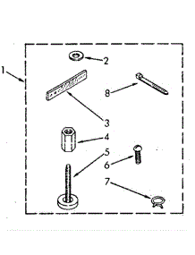 Miscellaneous parts for Whirlpool Washer LA5300XSN0 from AppliancePartsPros.com