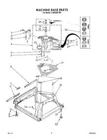 07 - Machine Base parts for Whirlpool Washer LA9500XTN0 from AppliancePartsPros.com