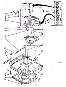 Machine Base parts for Whirlpool Washer LA5300XSN0 from AppliancePartsPros.com
