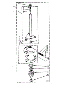 Brake And Drive Tube parts for Whirlpool Washer LA5300XSN0 from AppliancePartsPros.com