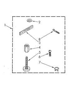 Miscellaneous parts for Whirlpool Washer LA5580XSG1 from AppliancePartsPros.com
