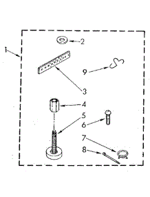 Miscellaneous parts for Whirlpool Washer LA5300XTF0 from AppliancePartsPros.com
