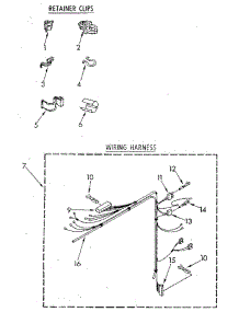 Wiring Harness parts for Whirlpool Washer LA5580XSG2 from AppliancePartsPros.com