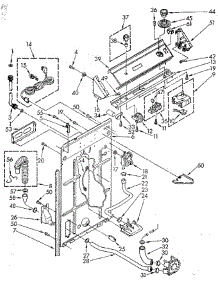 Controls And Rear Panel parts for Whirlpool Washer LA7800XSF2 from AppliancePartsPros.com
