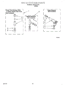 09 - Water System parts for Whirlpool Washer LBR4221EW1 from AppliancePartsPros.com