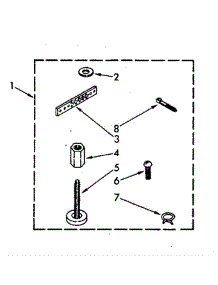 Miscellaneous parts for Whirlpool Washer LA5580XSN0 from AppliancePartsPros.com