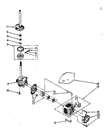Brake, Clutch, Gearcase, Motor And Pump parts for Whirlpool Washer LA5580XSN0 from AppliancePartsPros.com