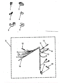 Wiring Harness parts for Whirlpool Washer LA5580XSN0 from AppliancePartsPros.com