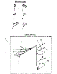 Wiring Harness parts for Whirlpool Washer LA5300XTG0 from AppliancePartsPros.com
