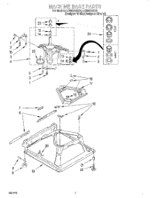 04 - Machine Base parts for Whirlpool Washer LSR8233EQ0 from AppliancePartsPros.com