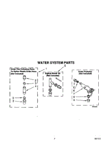 05 - Water System parts for Whirlpool Washer LSR5132AG0 from AppliancePartsPros.com