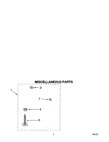03 - Miscellaneous parts for Whirlpool Washer LSR5132AW0 from AppliancePartsPros.com