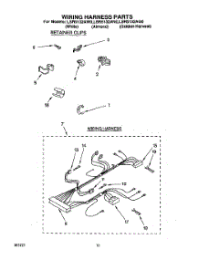 08 - Wiring Harness parts for Whirlpool Washer LSR5132AN0 from AppliancePartsPros.com