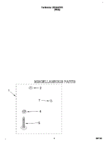 03 - Miscellaneous parts for Whirlpool Washer LSR6132BW1 from AppliancePartsPros.com