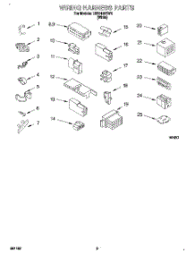 07 - Wiring Harness parts for Whirlpool Washer LSR6132BW1 from AppliancePartsPros.com