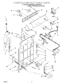 02 - Controls And Rear Panel parts for Whirlpool Washer LSR8200EQ0 from AppliancePartsPros.com