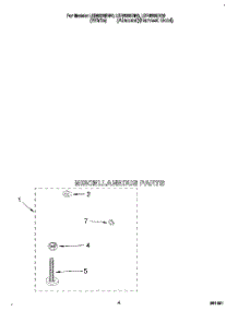 03 - Miscellaneous parts for Whirlpool Washer LSR6233BG0 from AppliancePartsPros.com
