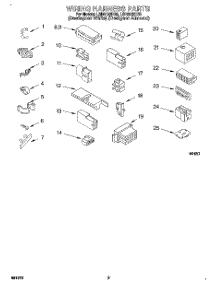 07 - Wiring Harness parts for Whirlpool Washer LSR6132DZ0 from AppliancePartsPros.com