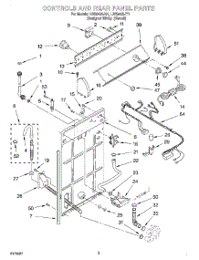 02 - Controls And Rear Panel parts for Whirlpool Washer LBR5432JT1 from AppliancePartsPros.com