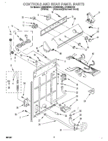 02 - Controls And Rear Panel parts for Whirlpool Washer LSR6233BW0 from AppliancePartsPros.com