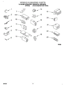 05 - Wiring Harness parts for Whirlpool Washer LSR6233BN0 from AppliancePartsPros.com
