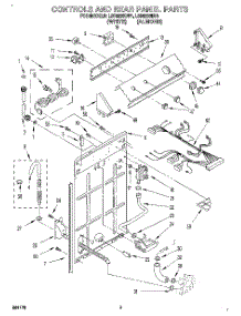 02 - Controls And Rear Panel parts for Whirlpool Washer LSR6233BN1 from AppliancePartsPros.com