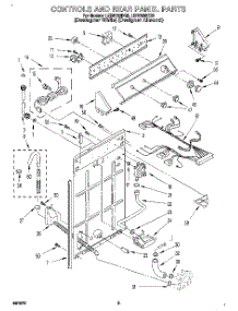 02 - Controls And Rear Panel parts for Whirlpool Washer LSR6132DQ0 from AppliancePartsPros.com