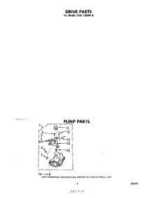 05 - Pump parts for Whirlpool Washer CHA1300W0 from AppliancePartsPros.com