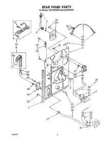 05 - Rear Panel parts for Whirlpool Washer CA2762XSW1 from AppliancePartsPros.com