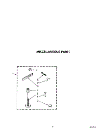 07 - Miscellaneous parts for Whirlpool Washer CA2762XSW1 from AppliancePartsPros.com