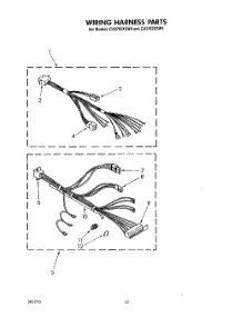 10 - Wiring Harness parts for Whirlpool Washer CA2762XSW1 from AppliancePartsPros.com