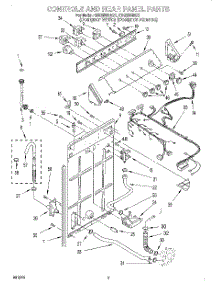 02 - Controls And Rear Panel parts for Whirlpool Washer GSQ9340EQ1 from AppliancePartsPros.com