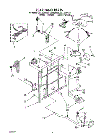 02 - Rear Panel parts for Whirlpool Washer CA1752XYG0 from AppliancePartsPros.com