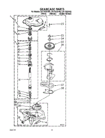 09 - Gearcase parts for Whirlpool Washer CA1752XYG0 from AppliancePartsPros.com