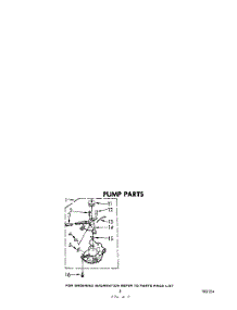 05 - Pump parts for Whirlpool Washer CA1300XKW1 from AppliancePartsPros.com