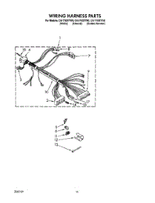 07 - Wiring Harness parts for Whirlpool Washer CA1752XYW0 from AppliancePartsPros.com