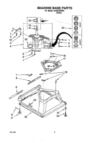 06 - Machine Base parts for Whirlpool Washer CAW2792EW0 from AppliancePartsPros.com