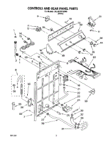 02 - Controls And Rear Panel parts for Whirlpool Washer 3XLA87W72BW0 from AppliancePartsPros.com