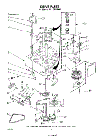 04 - Drive parts for Whirlpool Washer CA1300XMW0 from AppliancePartsPros.com