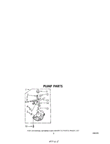 05 - Pump parts for Whirlpool Washer CA1300XMW0 from AppliancePartsPros.com